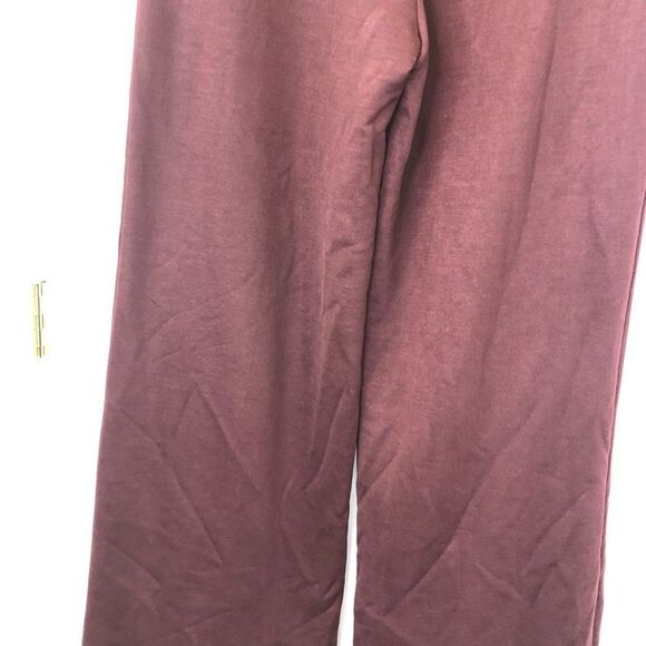 T by Alexander Wang burgundy red snap front jogger pants with pockets - Picture 7 of 16